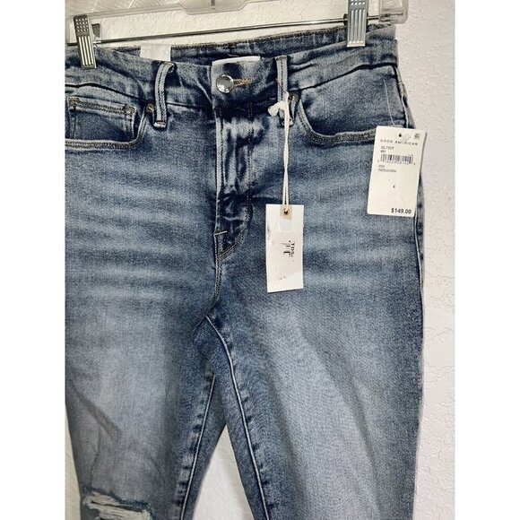 Good American Good Legs Indigo 094 Jeans Size 4/27 $149 NWTS NEW Inseam29” (Y1) - Picture 9 of 12